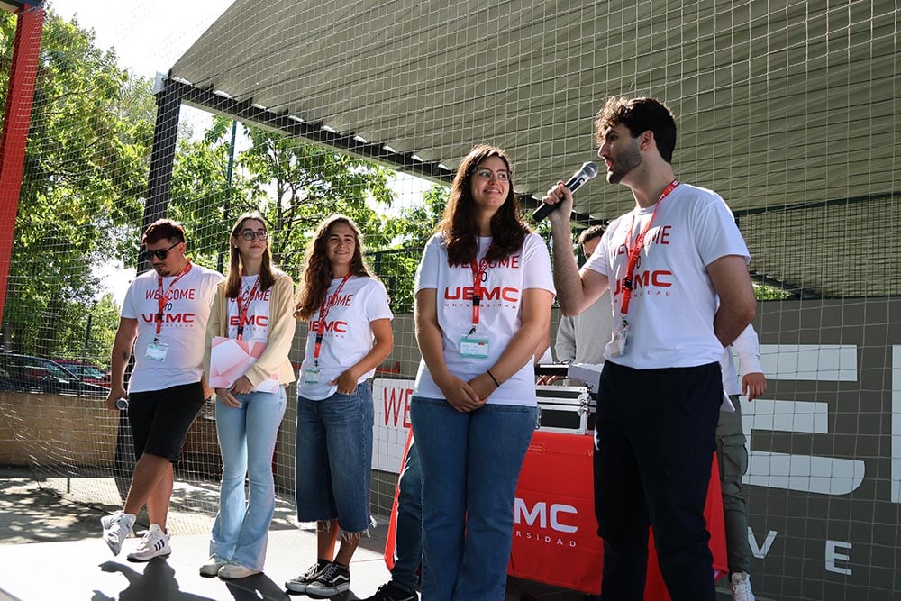 Representantes de estudiantes de la UEMC durante la Jornada de Bienvenida de 2024.