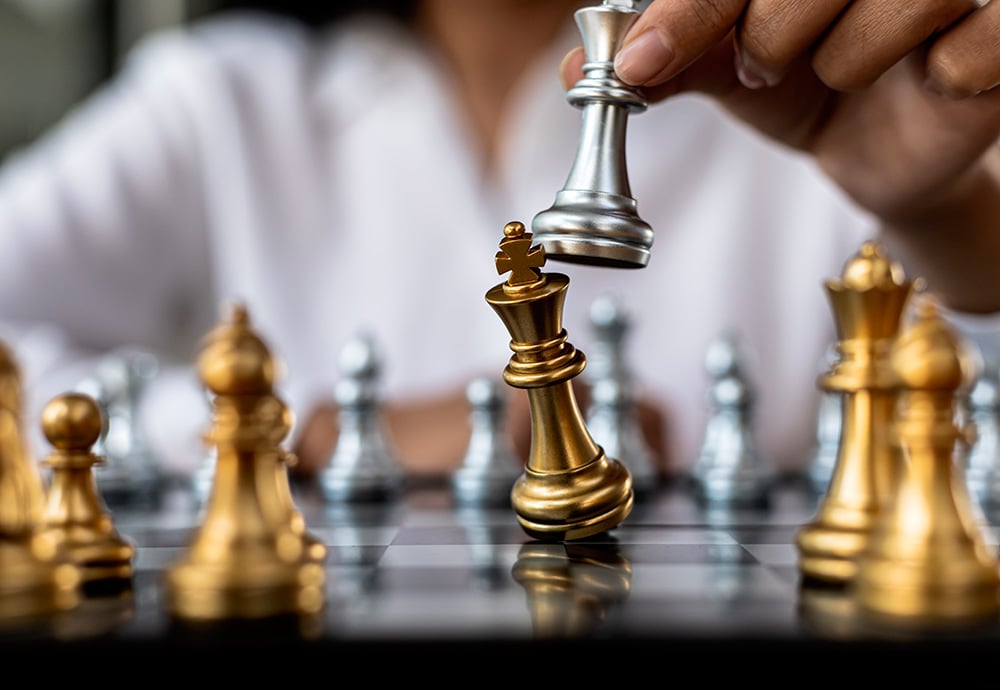 Partida de ajedrez como concepto de inteligencia competitiva