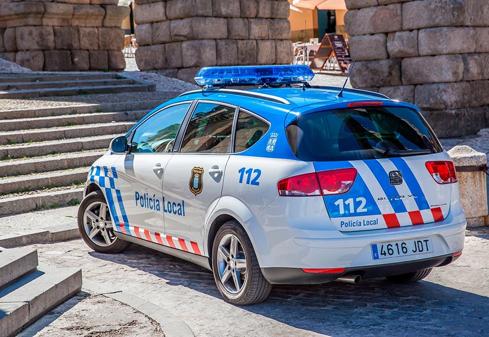 Coche de la Policía Municipal de Segovia